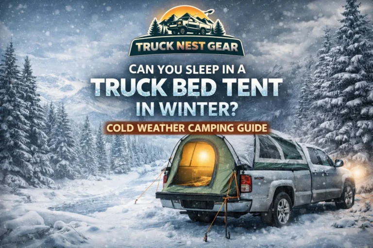 Can You Sleep in a Truck Bed Tent in Winter