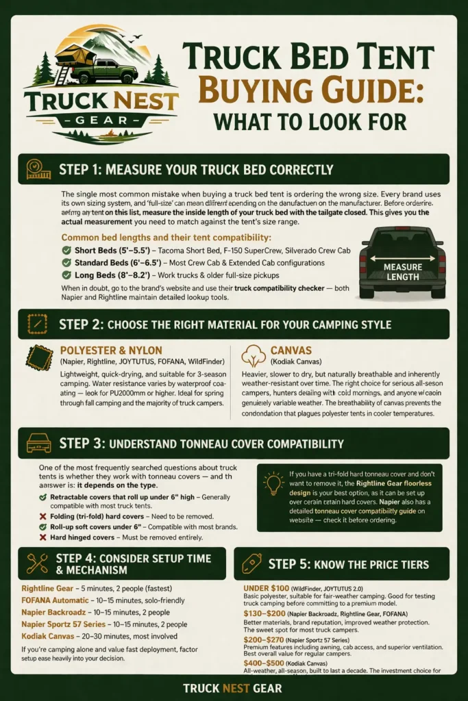 truck bed tent buying guide