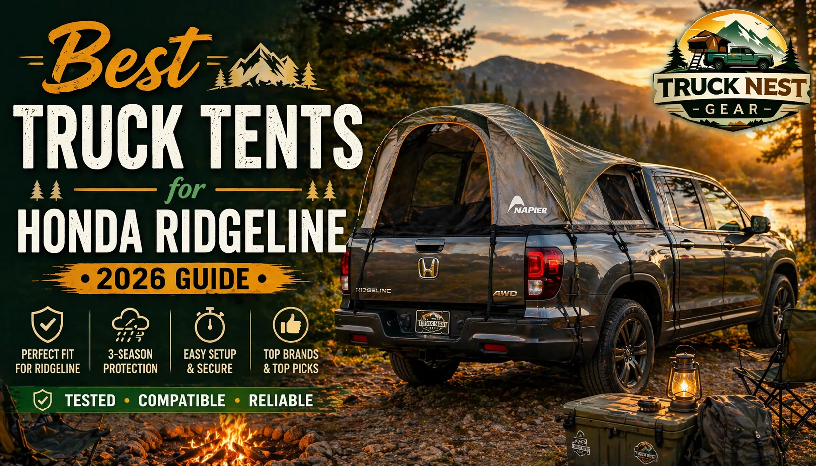 Best Truck Tents for Honda Ridgeline