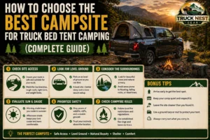 How to Choose the Best Campsite for Truck Bed Tent