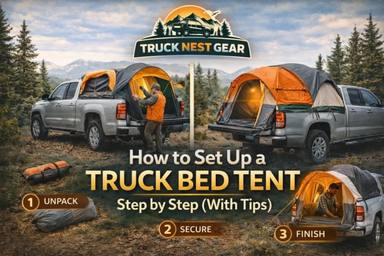 How to Set Up a Truck Bed Tent Step by Step