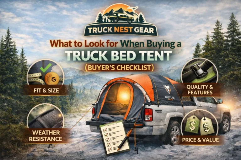 What to Look for When Buying a Truck Bed Tent