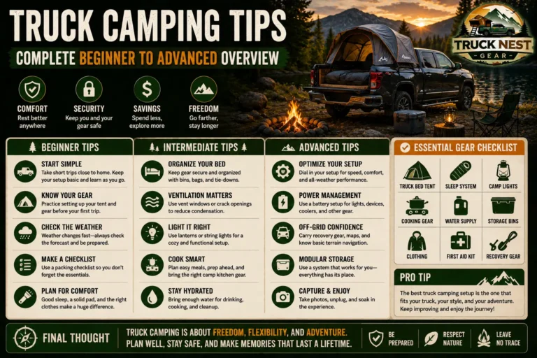 Truck Camping Tips