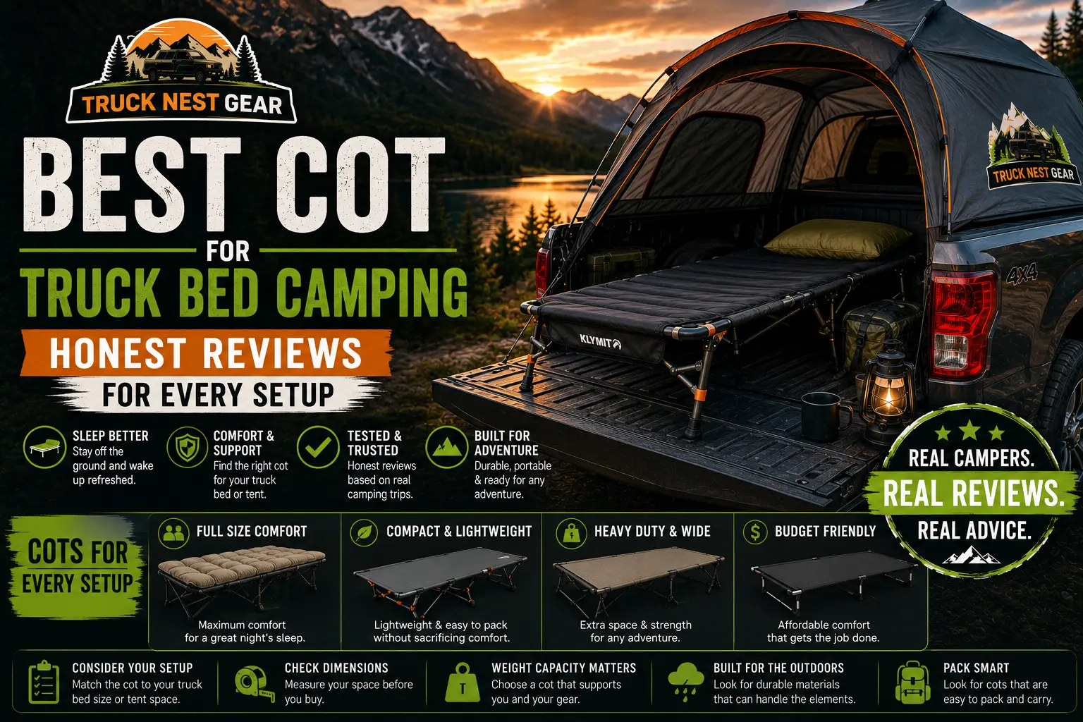 Best Cot for Truck Bed Camping
