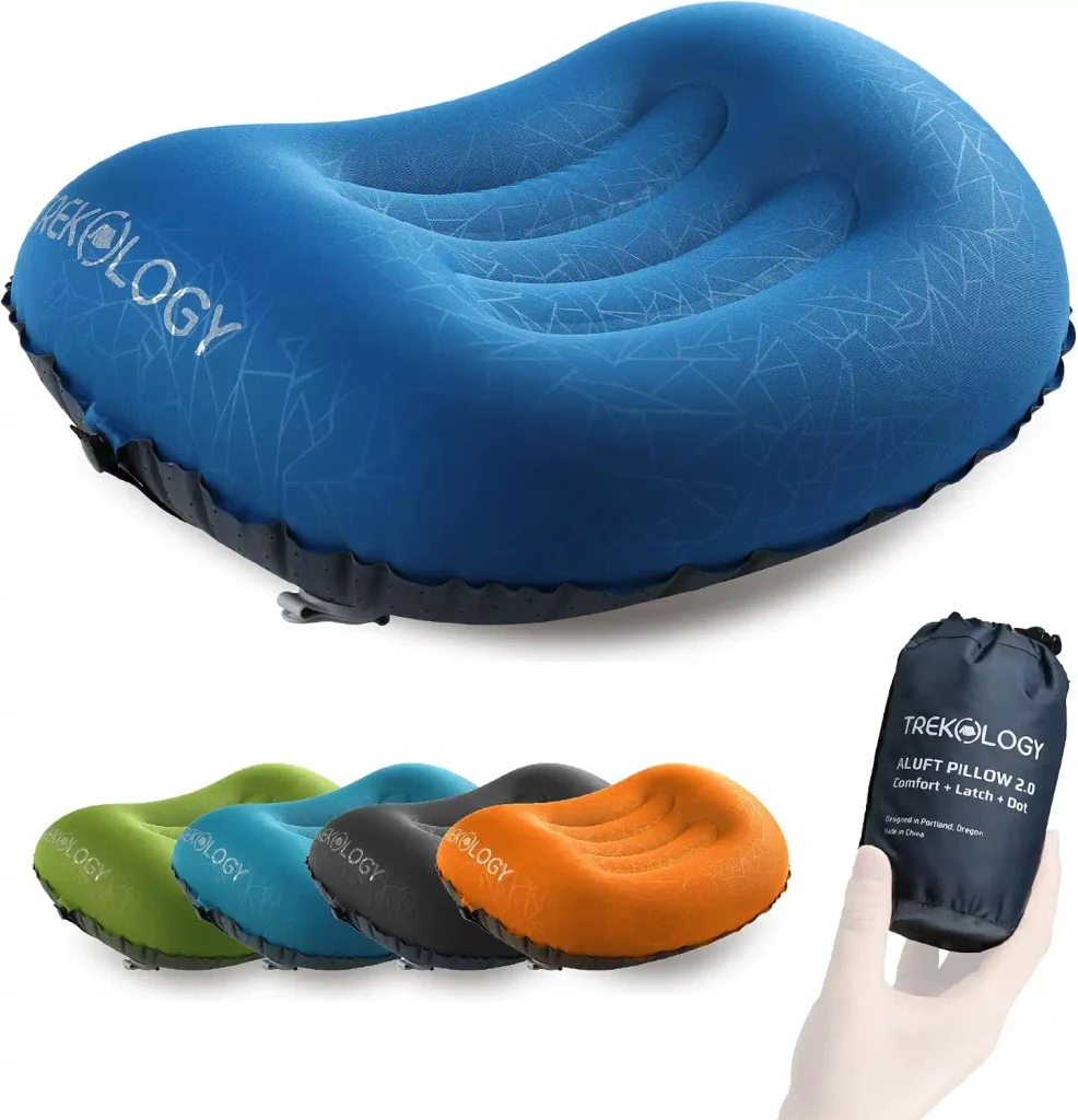 TREKOLOGY Aluft 2.0 Small Inflatable Camping Pillow